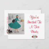 Weihnachtsfest Party Einladung (Vorne/Hinten)