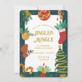 Weihnachtsfest-Party Einladung (Vorderseite)