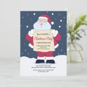Weihnachtsfest Party Einladung (Stehend Vorderseite)