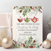 Weihnachtsfest Party Einladung Rustikal