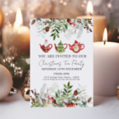 Weihnachtsfest Party Einladung Rustikal