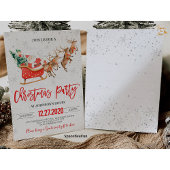 Weihnachtsfest Party Einladung Winter Weihnachtsma
