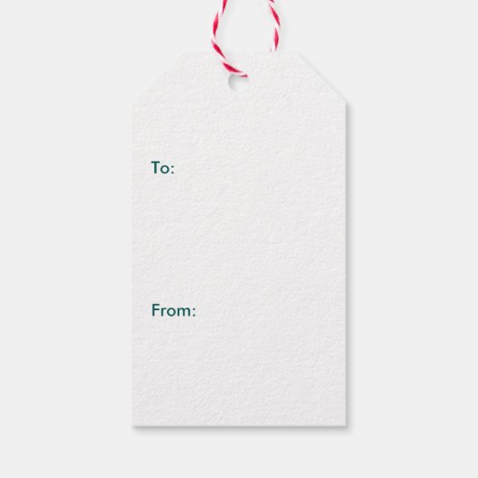 Weihnachtsfest Personalisiert Geschenkanhänger (Rückseite)