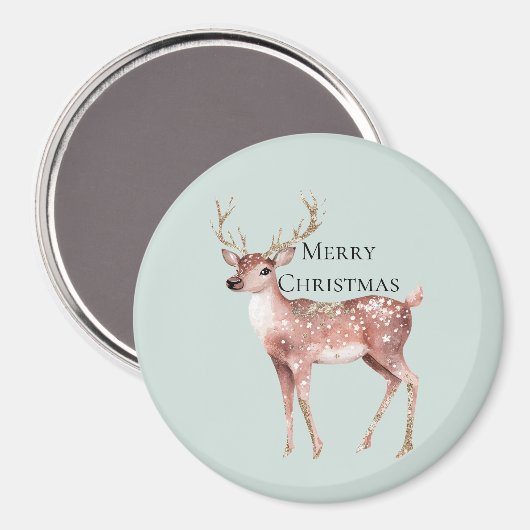 Weihnachtsfest Personalisiert Magnet (Vorderseite/Rückseite)