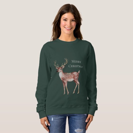 Weihnachtsfest Personalisiert Sweatshirt (Vorne ganz)