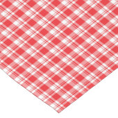 Weihnachtsfest Plaid Kurzer Tischläufer (Ecke)