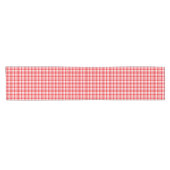 Weihnachtsfest Plaid Kurzer Tischläufer (Horizontal)