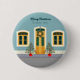 Weihnachtsfest Portugiesisches Haus Button
