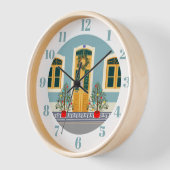 Weihnachtsfest Portugiesisches Haus Uhr (Winkel)