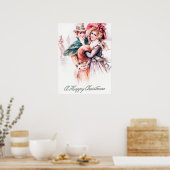 Weihnachtsfest Poster (Küche)