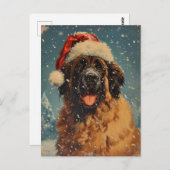 Weihnachtsfest Postkarte (Vorne/Hinten)