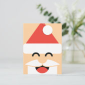 Weihnachtsfest Postkarte (Stehend Vorderseite)