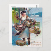 Weihnachtsfest Postkarte (Vorne/Hinten)