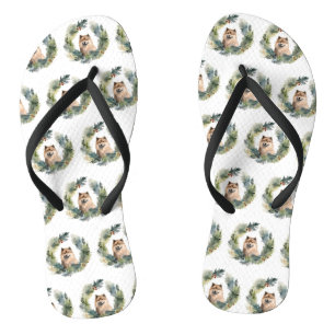 Weihnachtsfest-Pup Badesandalen