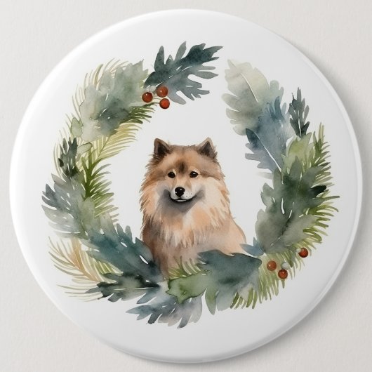 Weihnachtsfest-Pup Button (Vorderseite)