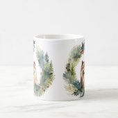 Weihnachtsfest-Pup Kaffeetasse (Mittel)