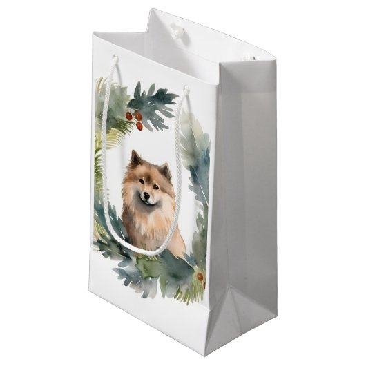Weihnachtsfest-Pup Kleine Geschenktüte (Vorderseite Schrägansicht)
