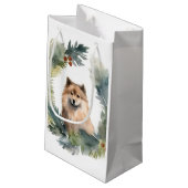 Weihnachtsfest-Pup Kleine Geschenktüte (Rückseite Schrägansicht)