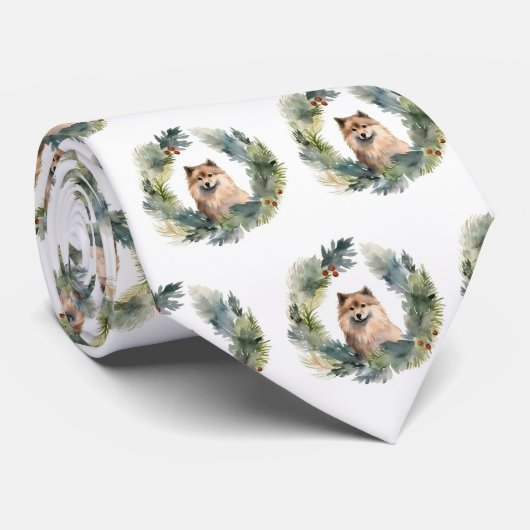 Weihnachtsfest-Pup Krawatte (Gerollt)