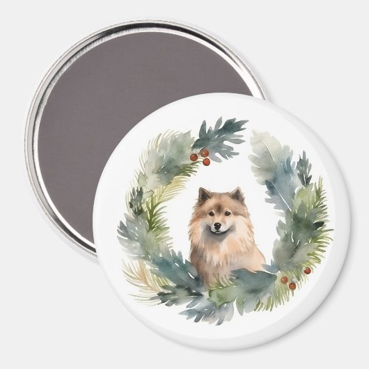 Weihnachtsfest-Pup Magnet (Vorderseite/Rückseite)