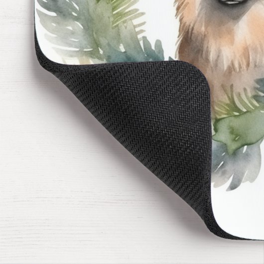 Weihnachtsfest-Pup Mousepad (Ecke)