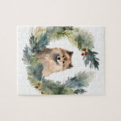 Weihnachtsfest-Pup Puzzle (Horizontal)