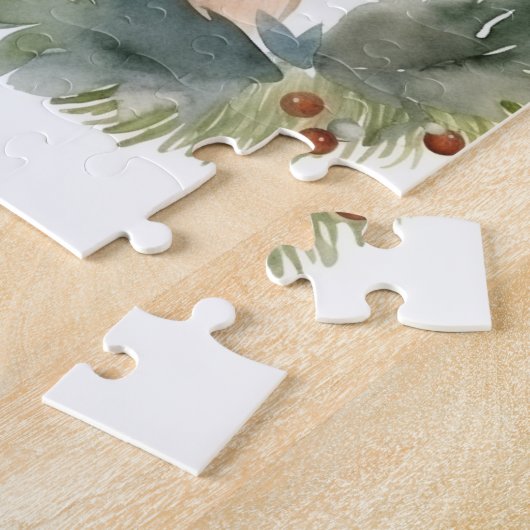 Weihnachtsfest-Pup Puzzle (Seite)