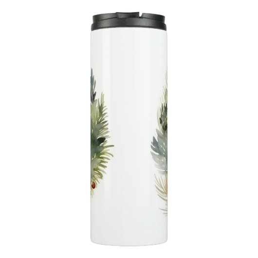 Weihnachtsfest-Pup Thermosbecher (Rückseite)