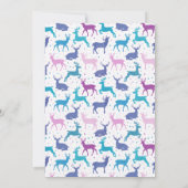 Weihnachtsfest Rentier Weihnachtsfest Party Einladung (Rückseite)