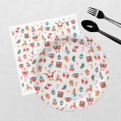 Weihnachtsfest Rot Grün Serviette