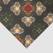 Weihnachtsfest Rot Kreuz abstrakte Molkereien Seidenpapier (Detail)