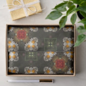 Weihnachtsfest Rot Kreuz abstrakte Molkereien Seidenpapier (Geschenk)