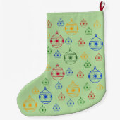 Weihnachtsfest - Rundbaumdekorationen - Strumpf Großer Weihnachtsstrumpf (Rückseite)