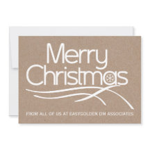 Weihnachtsfest rustikale Typografie