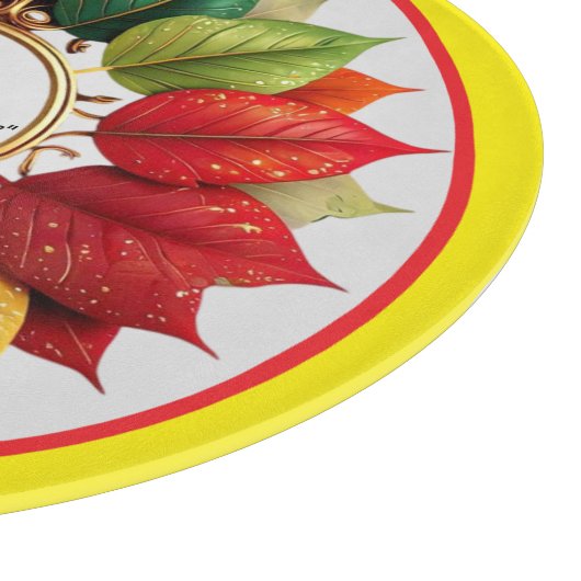 "Weihnachtsfest" Schneidebrett (Ecke)