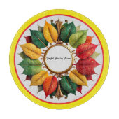 "Weihnachtsfest" Schneidebrett (Vorderseite)