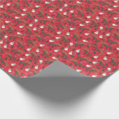 Weihnachtsfest: Snowman Pattern Geschenkpapier (Ecke)