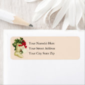 Weihnachtsfest Strumpf mit allen guten Wünschen (Insitu)