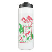 Weihnachtsfest Strumpf Thermosbecher (Vorderseite)