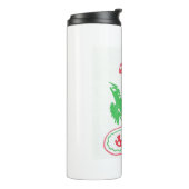 Weihnachtsfest Strumpf Thermosbecher (Nach links gedreht)