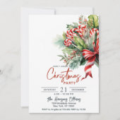 Weihnachtsfest süße Candy Canes Weihnachts-Party Einladung (Vorderseite)