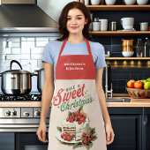 Weihnachtsfest Süßkuchen Individuelle Name Schürze