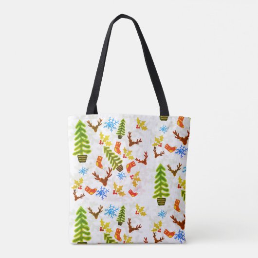 Weihnachtsfest Tasche (Rückseite)