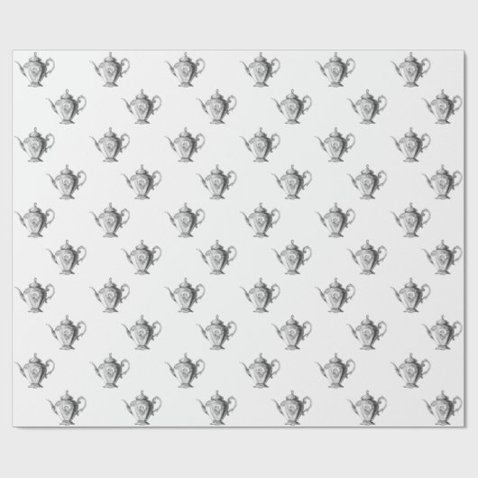 Weihnachtsfest Tee Party Geschenkpapier (Flach)