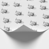 Weihnachtsfest Tee Party Geschenkpapier (Ecke)