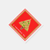 Weihnachtsfest Tee Party Serviette (Ecke)