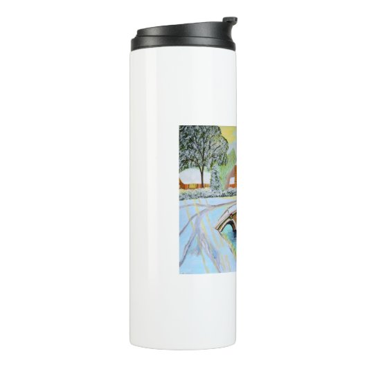 Weihnachtsfest Thermosbecher (Nach links gedreht)