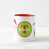 Weihnachtsfest und Frau Claus geben den Namen Tasse (Zentrum)