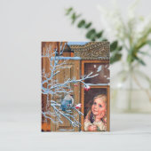 Weihnachtsfest und Weihnachtsfeiertag Postkarte (Stehend Vorderseite)