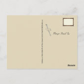 Weihnachtsfest Vierzehnte St. zu Weihnachten Postkarte (Rückseite)